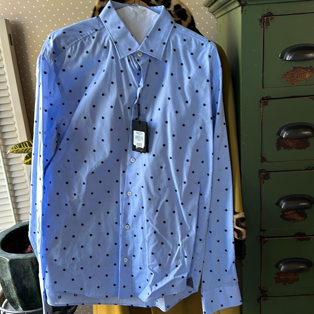brand new bugatchi men’s dress shirt